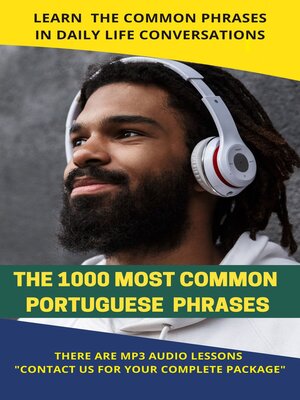 cover image of The most common 1000 Portuguese phrases "according to experts"